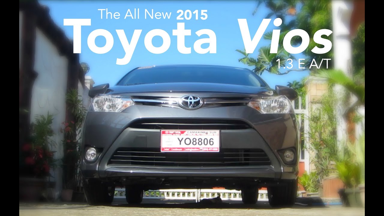 2015 Toyota Vios 1.3 E Automatic