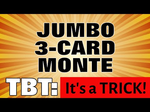 Three Card Monte (Jumbo) by Vienna Magic