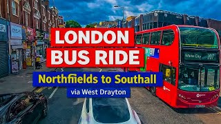 Across West London in 2 Hours 🚌☀️ | Buses, Elizabeth Line & Canal Walk | Sunny to Overcast