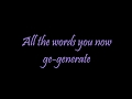 Collective Soul - Generate (Lyrics) [HQ]