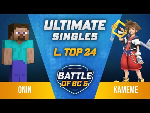 Onin (Steve) vs Kameme (Sora) - Ultimate Singles Losers Top 24 - Battle of BC 5