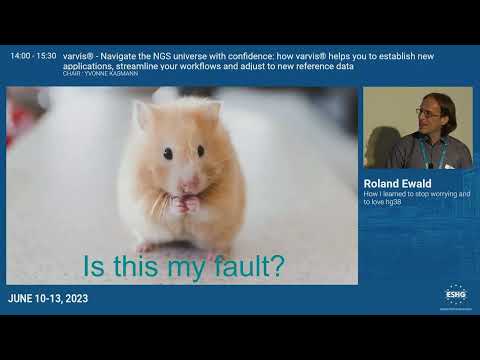 How I learned to stop worrying and to love hg38 - Dr. Roland Ewald | Corporate Satellite @ESHG 2023