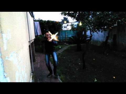 Sparatoria in giardino con after effects-Mini Action Film