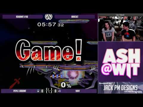 PEPIS | Ordrint (Marth) vs Vavv (Falco) - ASH@WIT #110 Melee Bracket