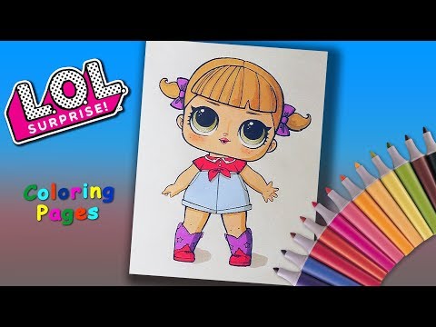 LOL Surprise Doll Coloring Book Line Dancer Coloring pages for girls Video