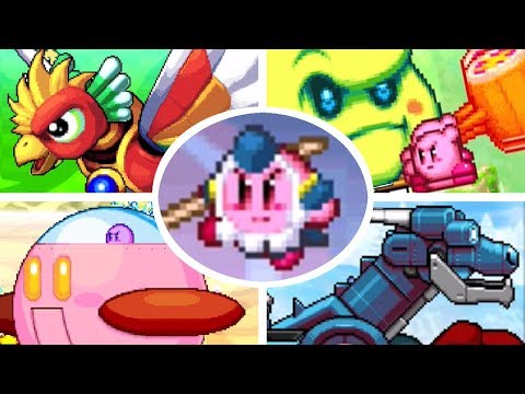 Kirby Mass Attack - All Kirby Attacks (Kirby Quest)