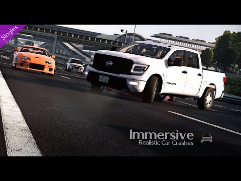 Immersive Realistic Car Crashes - Single #51 - BeamNG.Drive