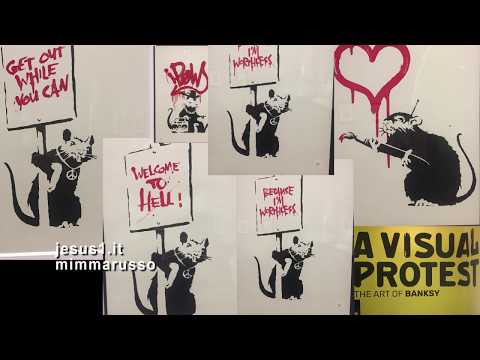 Milano BANKSY IL TOPO FUSTIGATORE, Mudec