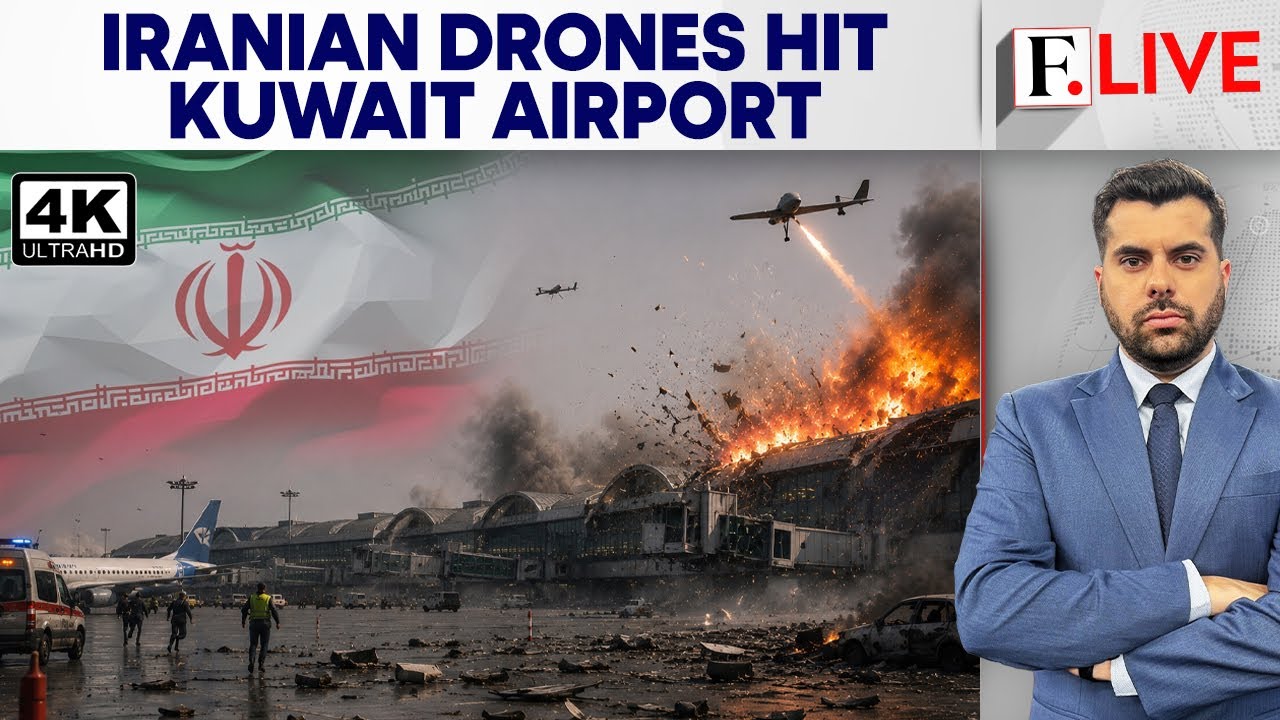 Drone Strike Shuts Kuwait Airport, Leaves Several Wounded | Firstpost LIVE | N18G | 4K