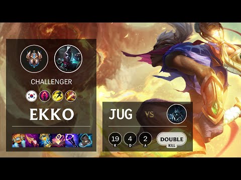 Ekko Jungle vs Karthus - KR Challenger Patch 11.11
