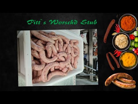 Wildschweinbratwurst selbst gemacht ...