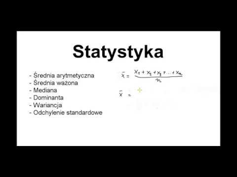 Statistics: median, mode, variance, weighted arithmetic mean, standard deviation