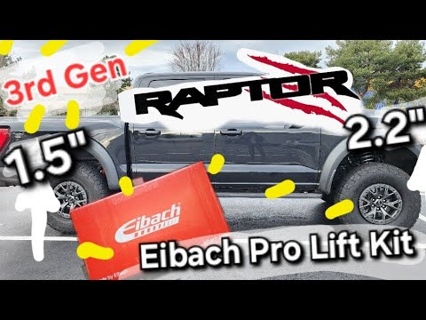 3rd Gen Ford Raptor - Eibach Pro Lift Kit - 37PP - Raptor Vlog