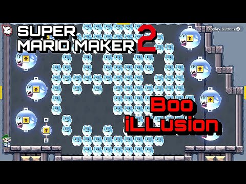NSXW - W★-8 - Boos Illusion - Super Mario Maker 2