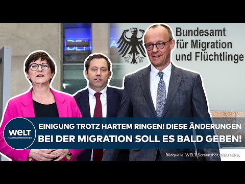 SONDIERUNGSGESPRÄCHE: Einigung in wichtigen Punkten der Migration - Union bringt SPD zum Mitziehen