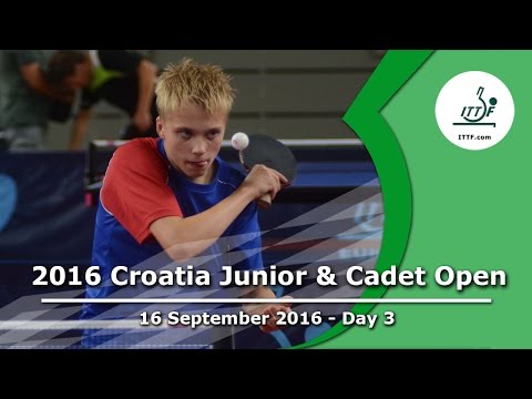 2016 Croatia Junior & Cadet Open - Day 3