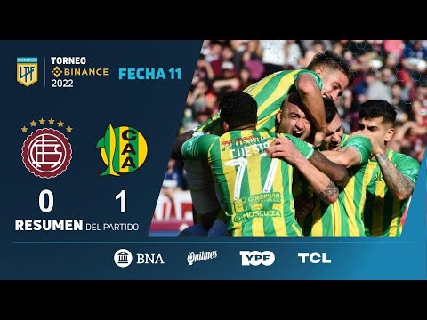 #TorneoBinance | Fecha 11 | resumen de Lanús - Aldosivi