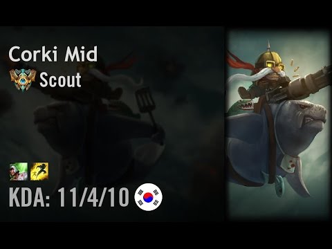 Corki Mid vs Varus - Scout - KR Challenger Path 6.3