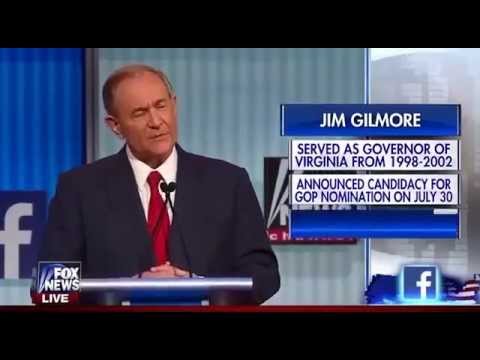 Full Jim Gilmore Answers at Republican Presidential Debate (8-6-15)