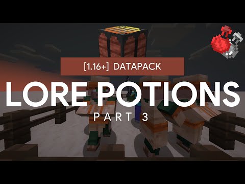 Minecraft Datapacks - Lore Potion Part 3 (Curse of Bloodlust & Curse of Undead Aura Potion)