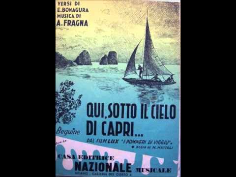 Meme Bianchi - Qui sotto il cielo di Capri (con testo)