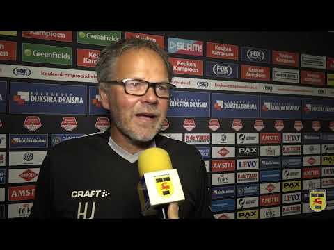 Reactie Henk de Jong na afloop van SC Cambuur - FC Volendam (2-4)
