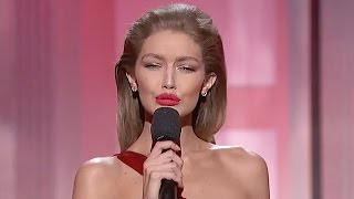 Gigi Hadid's Melania Trump Impression: Cringe Worthy Moments From 2016 AMAs