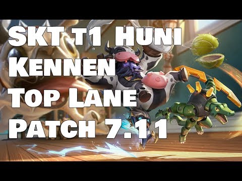 SKT T1 Huni - Kennen vs Fizz Patch 7.11