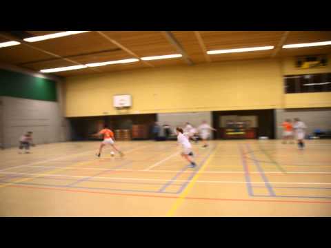 2014, 01-30, Corenos, zaalvoetbal wedstrijd tegen ONS Sneek in de Scherphornhal.