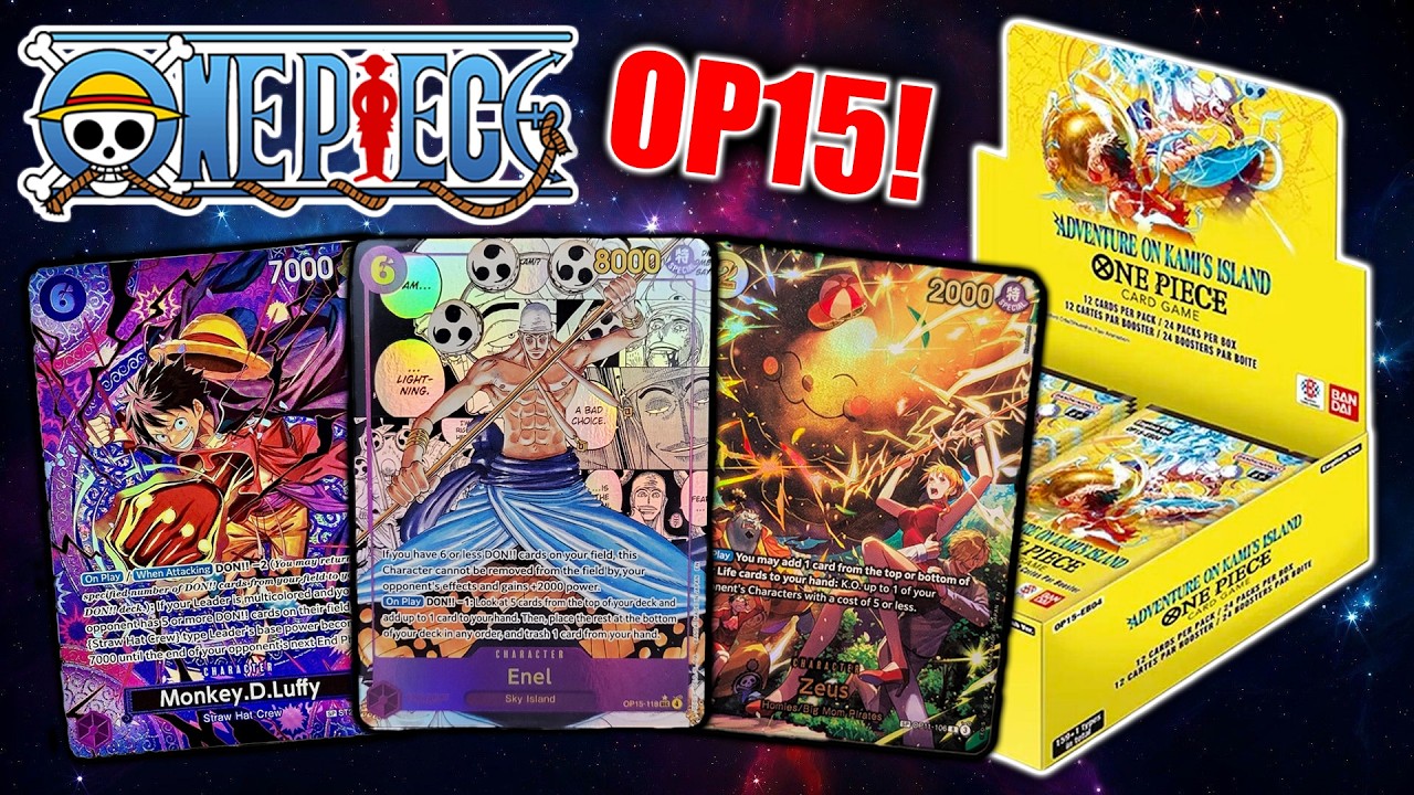 OP15 Adventure on Kami's Island One Piece Card Game Booster Box Opening!