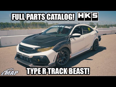 Civic Type R Track Beast with Full HKS Catalog Installed