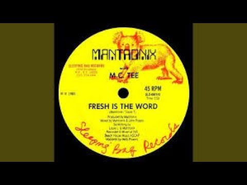 MANTRONIX -WETH AND M C TEE FRESH IS THE WORD (MELO DA BONGA)
