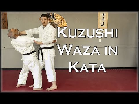 Waza Wednesday 4/4/18 - Kuzushi-Waza in Kata (Pinan/Heian Examples)