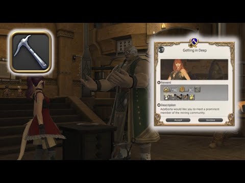 QQ - FFXIV - Miner - 15 - Getting In Deep
