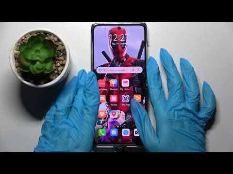 Open Screen Lock Settings and Set Up Face Recognition - HUAWEI P50 Pocket