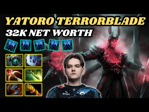 🔥 YATORO Terrorblade 32K NET WORTH Highlights 🔥 Master Tier Road To Grandmaster Tier - Dota 2