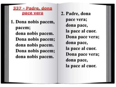 337 Padre, dona pace vera - Innario Chiesa Cristiana Avventista del Settimo Giorno 2014