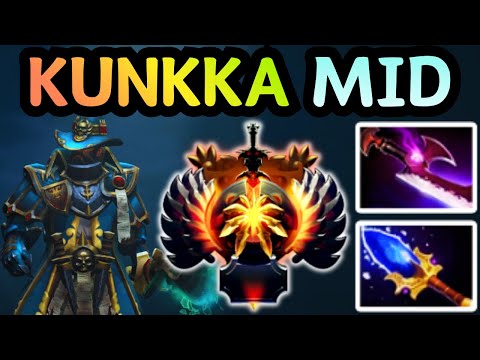 🔥 KUNKKA MID BURST DAMAGE, PERFECT CONTROL | DOTA 2 GAMEPLAY 🔥
