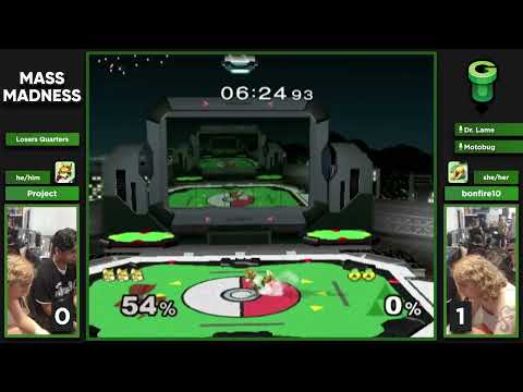 Mass Madness 51 SSBM - Project (Fox) vs. bonfire10 (Sheik) - Melee LQF