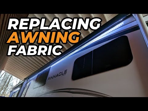 Replacing the Vinyl Fabric on My Lippert Solera Power Awning by LCI