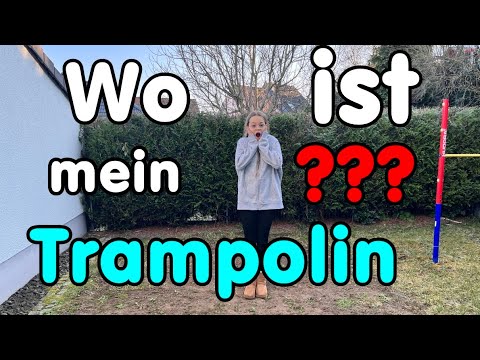 Wo ist mein Trampolin? Songmics Trampolin | Familienkanal Luisa