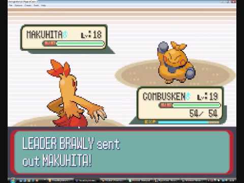 Pokemon Ruby - Gym 2 (Fighting) - Brawly