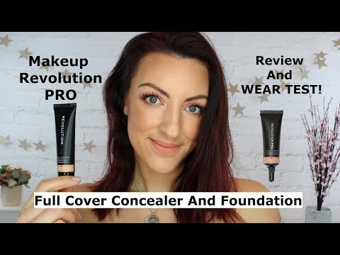 Makeup revolution PRO foundation and concealer | Review, demo and wear test