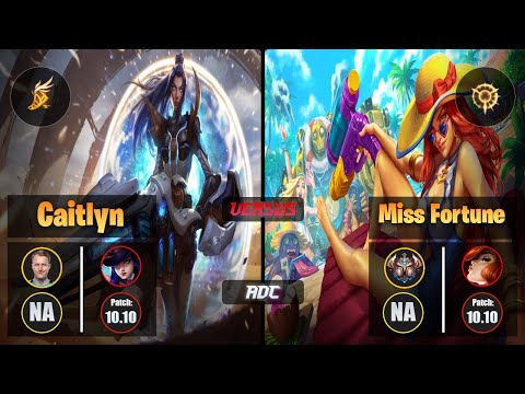 Zven CAITLYN (ADC) [Fleet Footwork] VS MISS FORTUNE - Challenger NA Patch 10.10