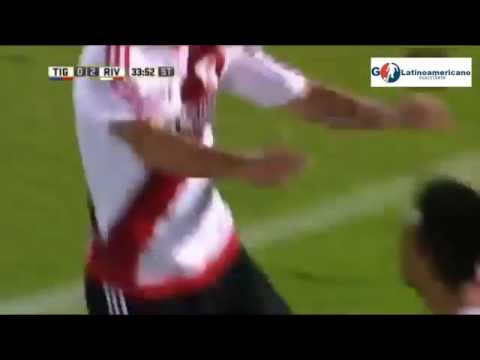 golazo de rodrigo mora ,river vs trigre (2-0) torneo inicial 2016/17