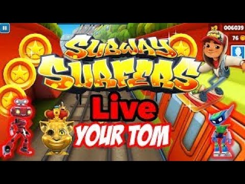 Subway Surfers 🌊 🏄 Live 🔴 | Your Tom ❤😻 | #577  #yourtom  #subwaysurfers