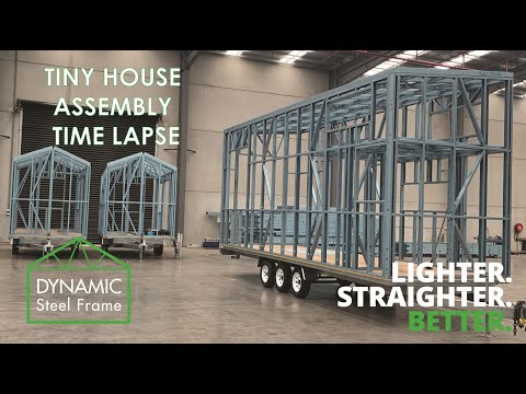 Tiny House Assembly Time Lapse