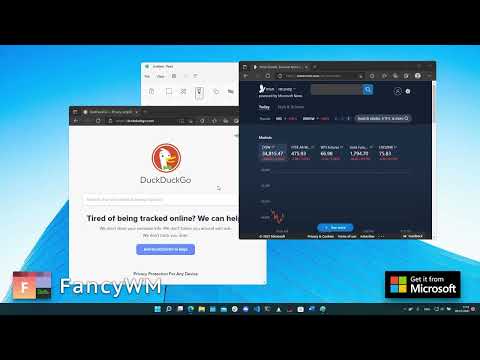 FancyWM — Tiling Window Manager for Windows 10 11