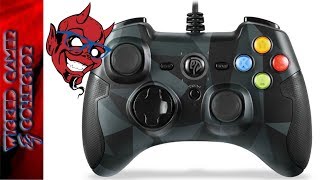 Easy SMX Xbox 360 Clone Wired Controler Review / Playstation, Steam PC