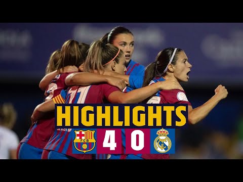 HIGHLIGHTS | BARÇA 4-0 REAL MADRID | COPA DE LA REINA 🔵🔴